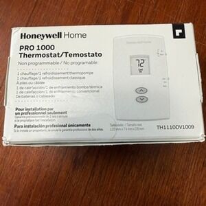 Honeywell Home PRO 1000 Thermostat TH1110DV1009 HVAC Digital Energy Backlit DIY